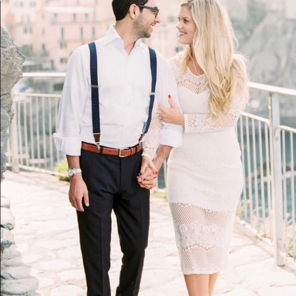 White Guess Lace Dress